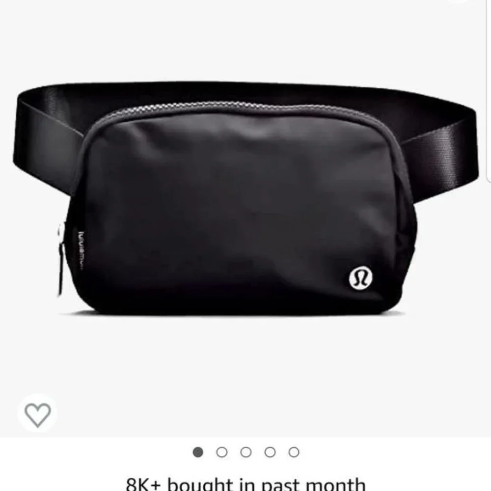Lululemon Everywhere Belt Bag 1L Original Strap Black Nwt - Picture 13 of 14